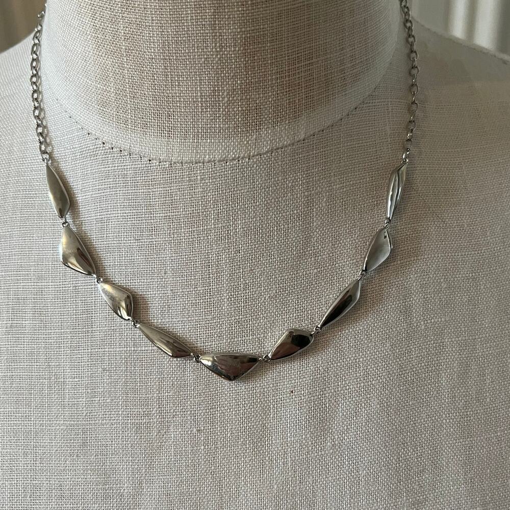 Kendra Scott Kira Collar necklace Polished Silver
